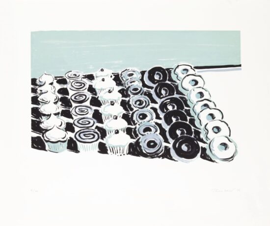 Wayne Thiebaud Mixed, Cupcakes and Donuts, 2006