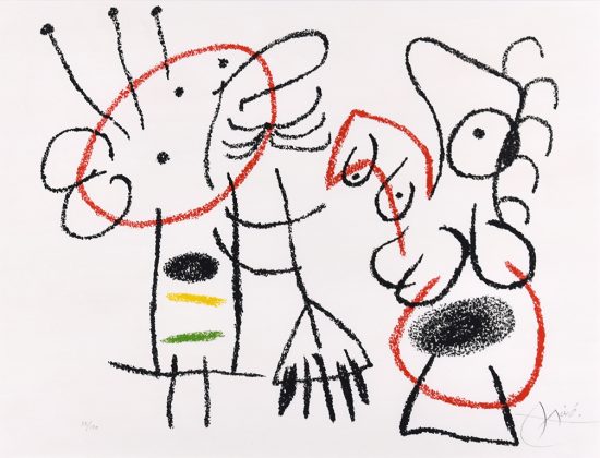 Joan Miró Lithograph, Ubu aux Baléares (Ubu of The Balearic Islands), 1971