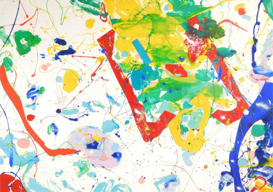 Sam Francis Monotipia, Untitled, SFM.86-259,1987
